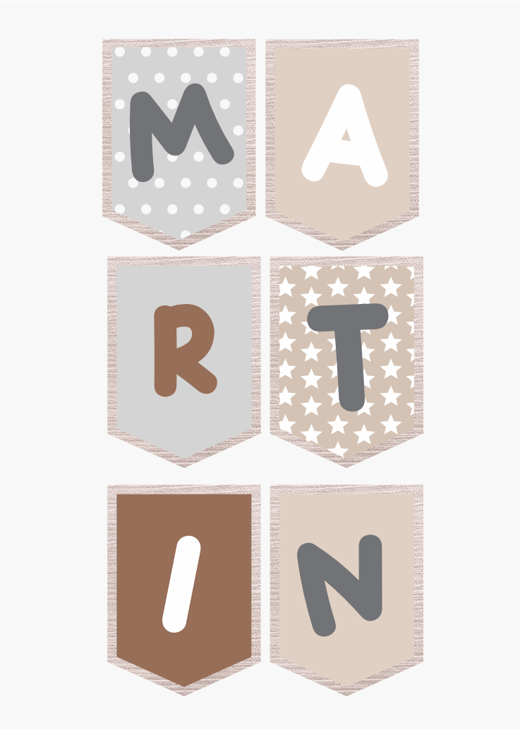 Banderines para el cuarto de nuestro chiquis, Regalo divertido!