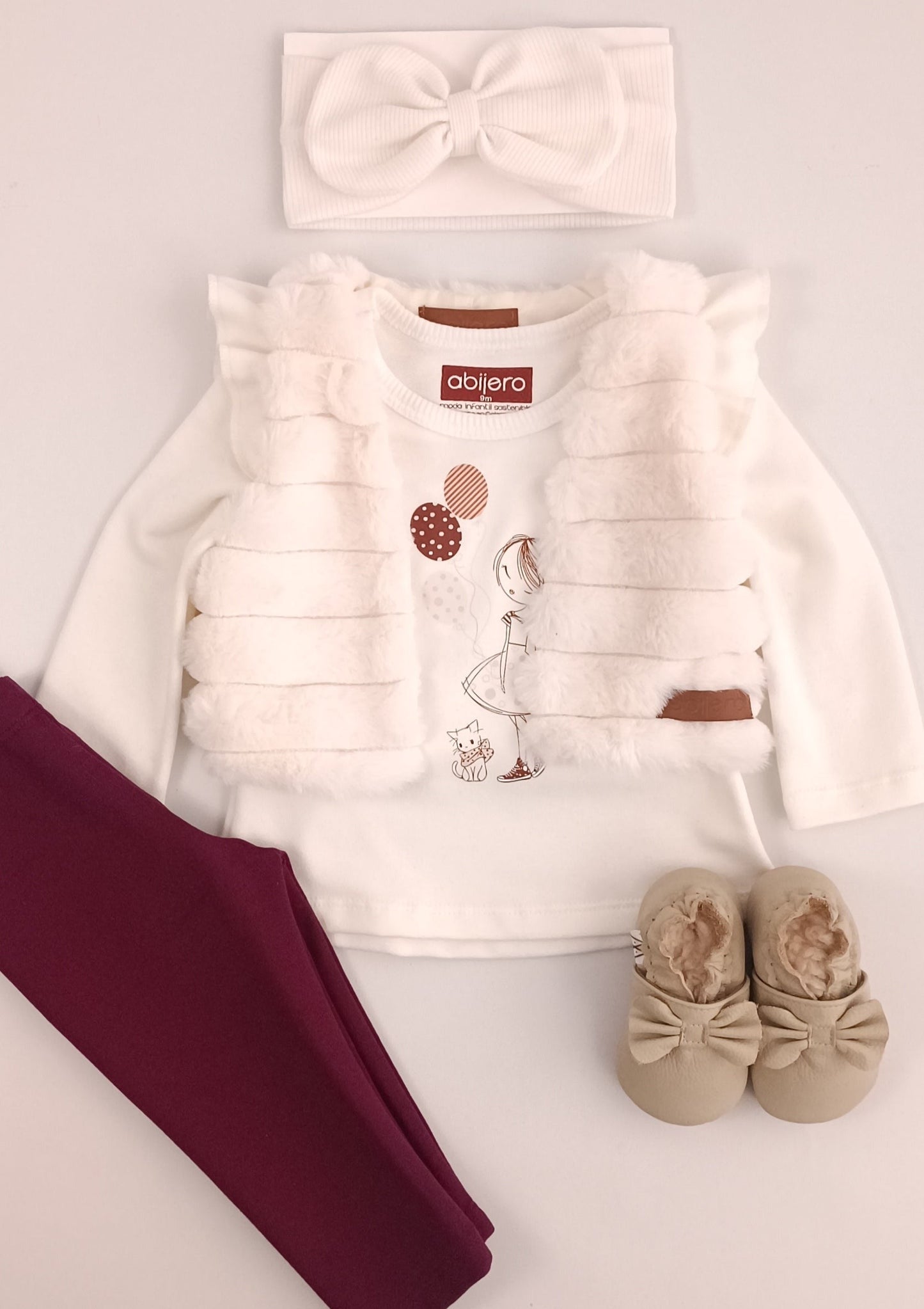 Conjunto Niña globitos