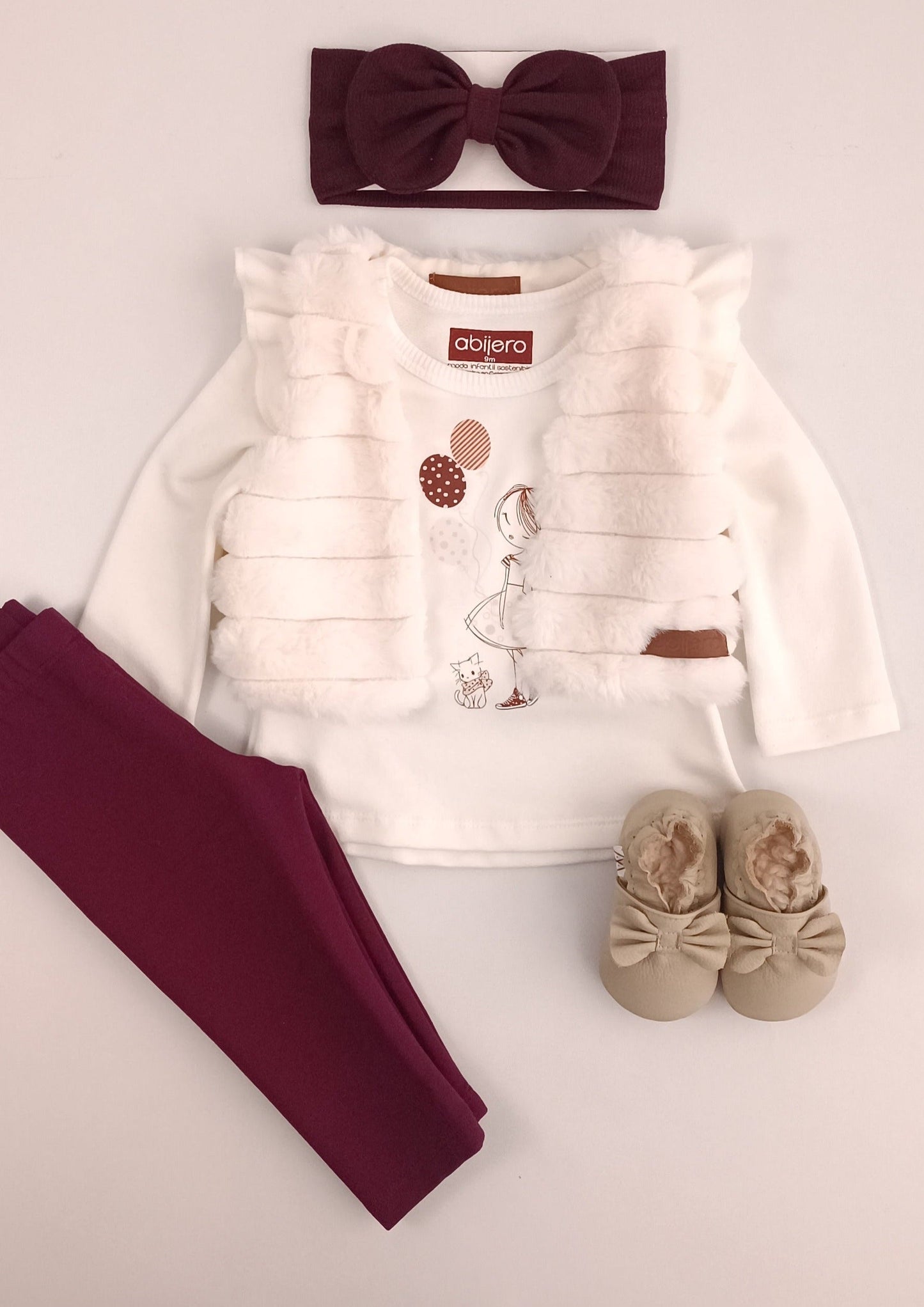 Conjunto Niña globitos