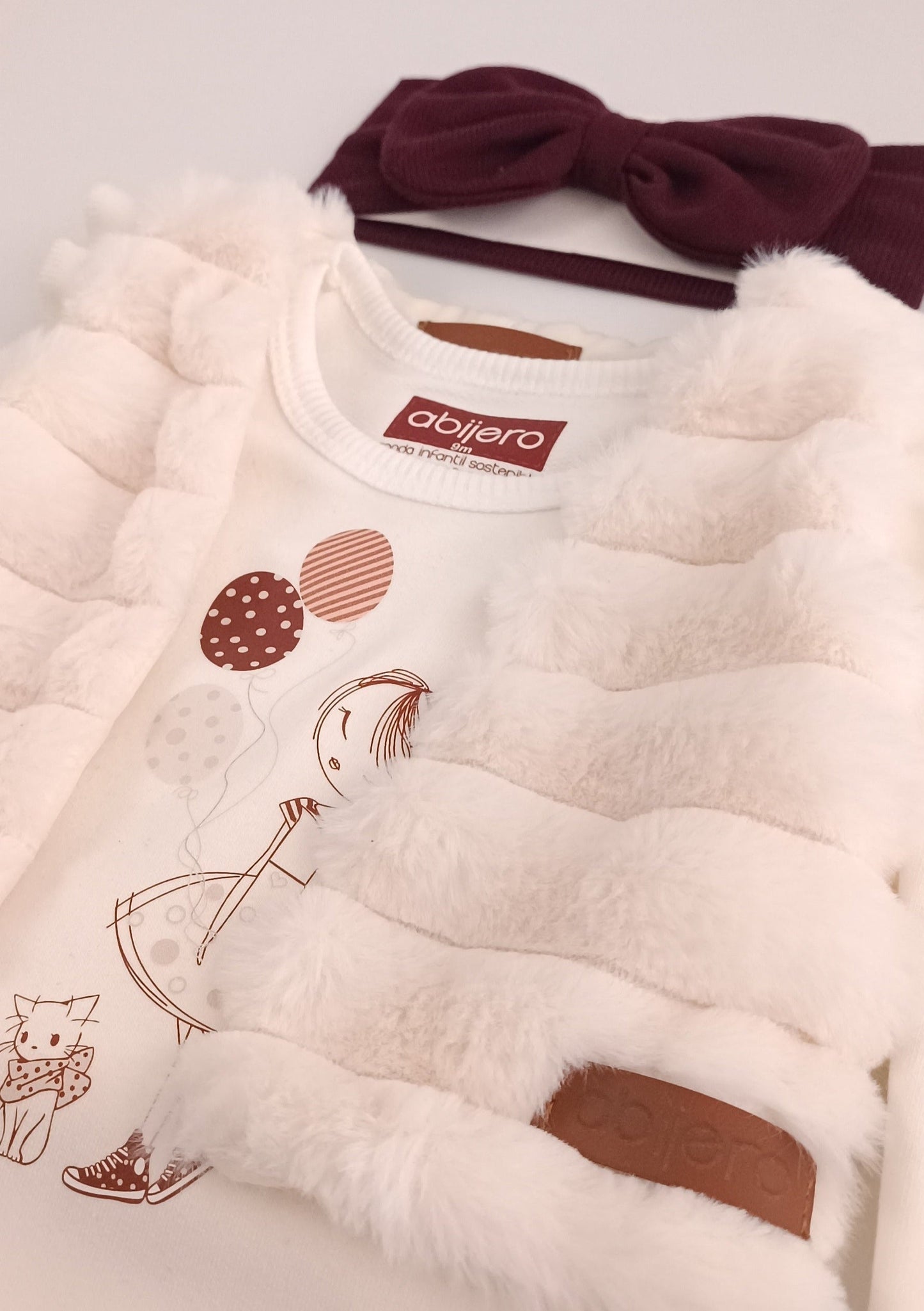 Conjunto Niña globitos