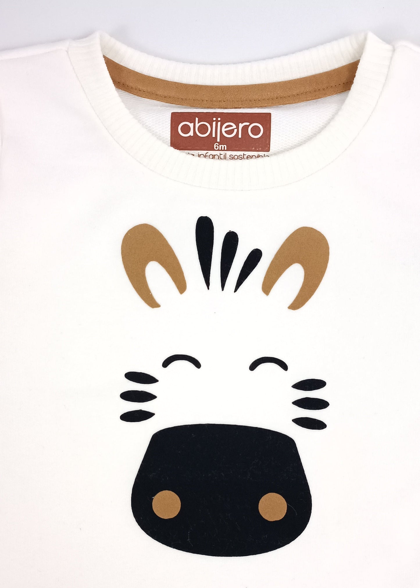 Busito estampado de cebra bebe unisex