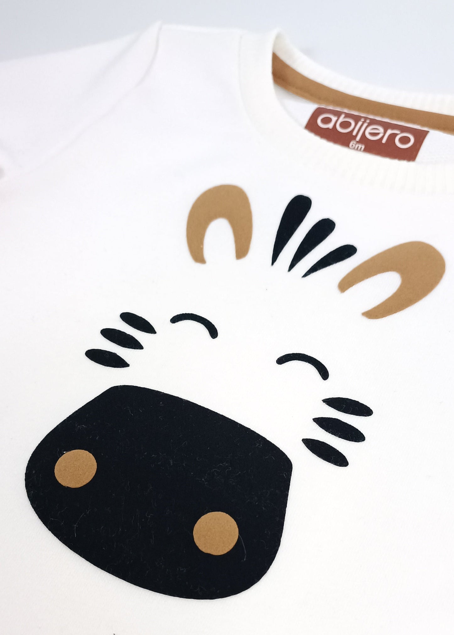 Busito estampado de cebra bebe unisex