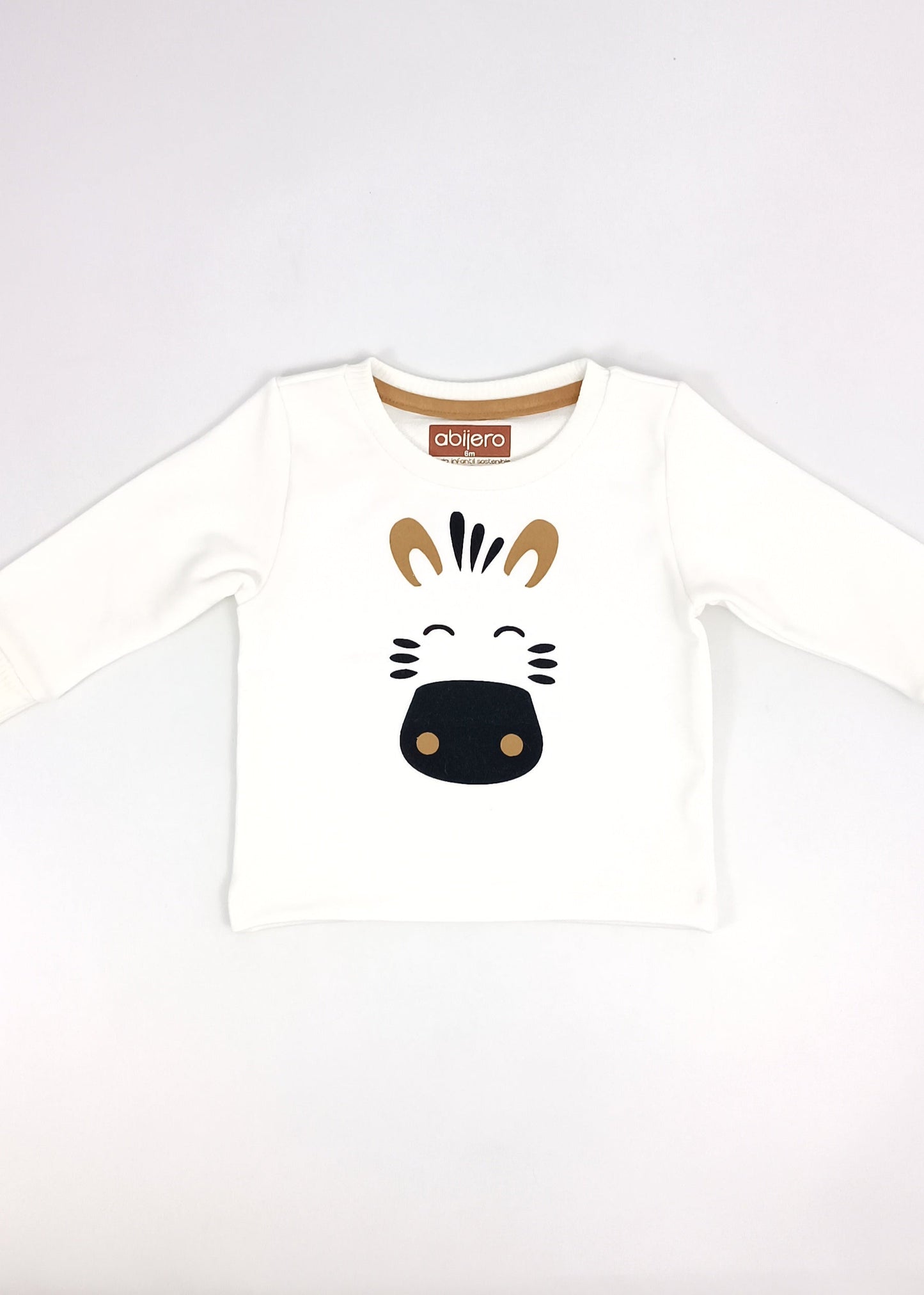 Busito estampado de cebra bebe unisex