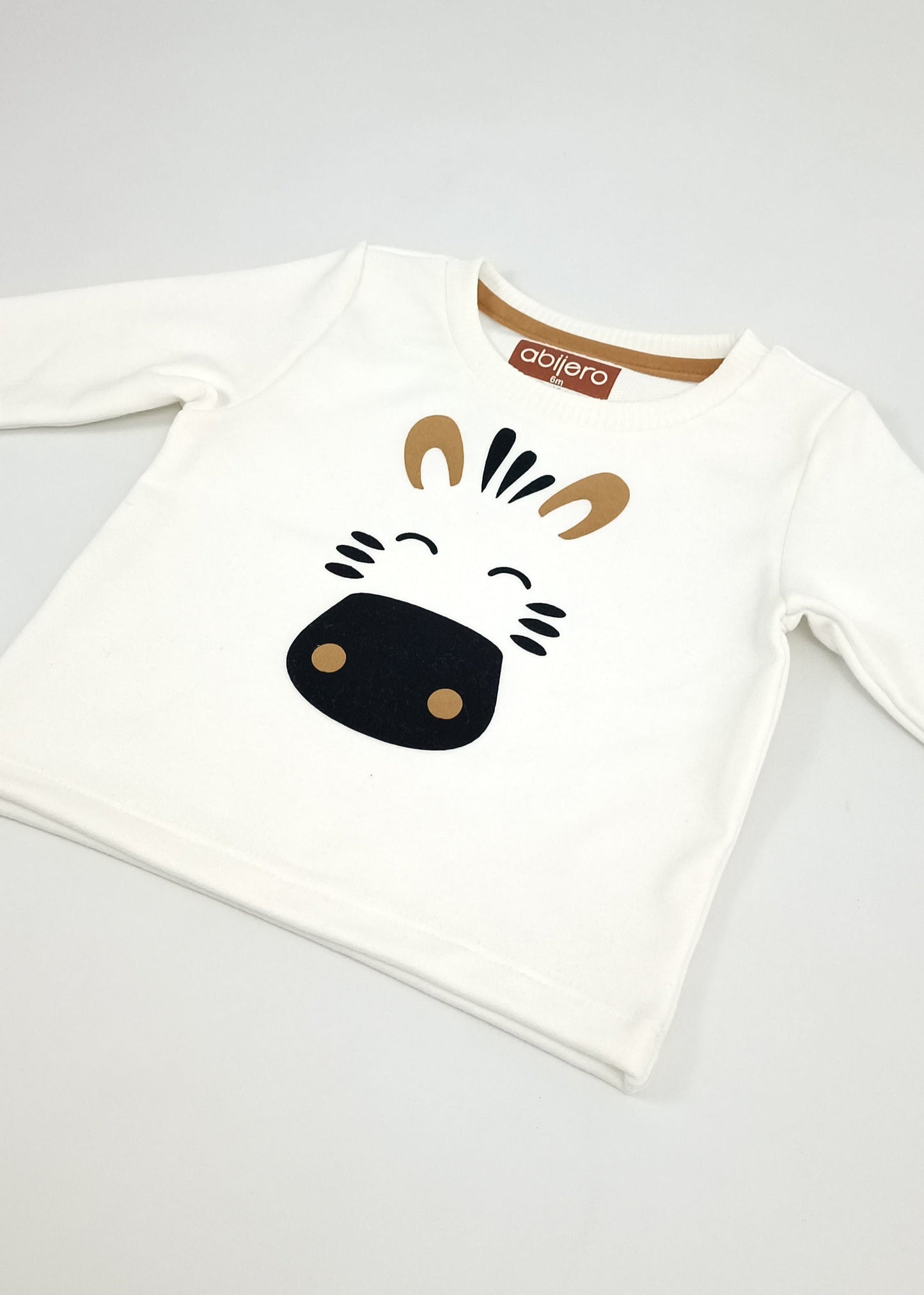 Busito estampado de cebra bebe unisex