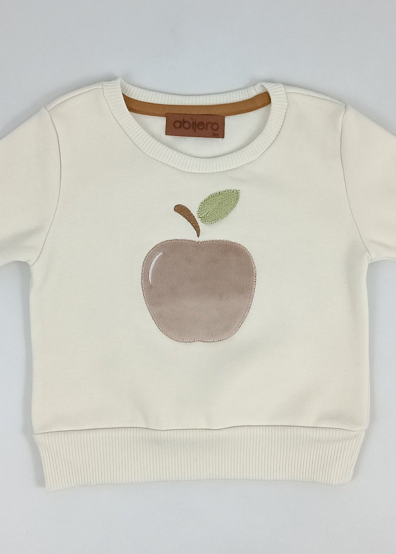 Busito bordado Manzana para niña y niño