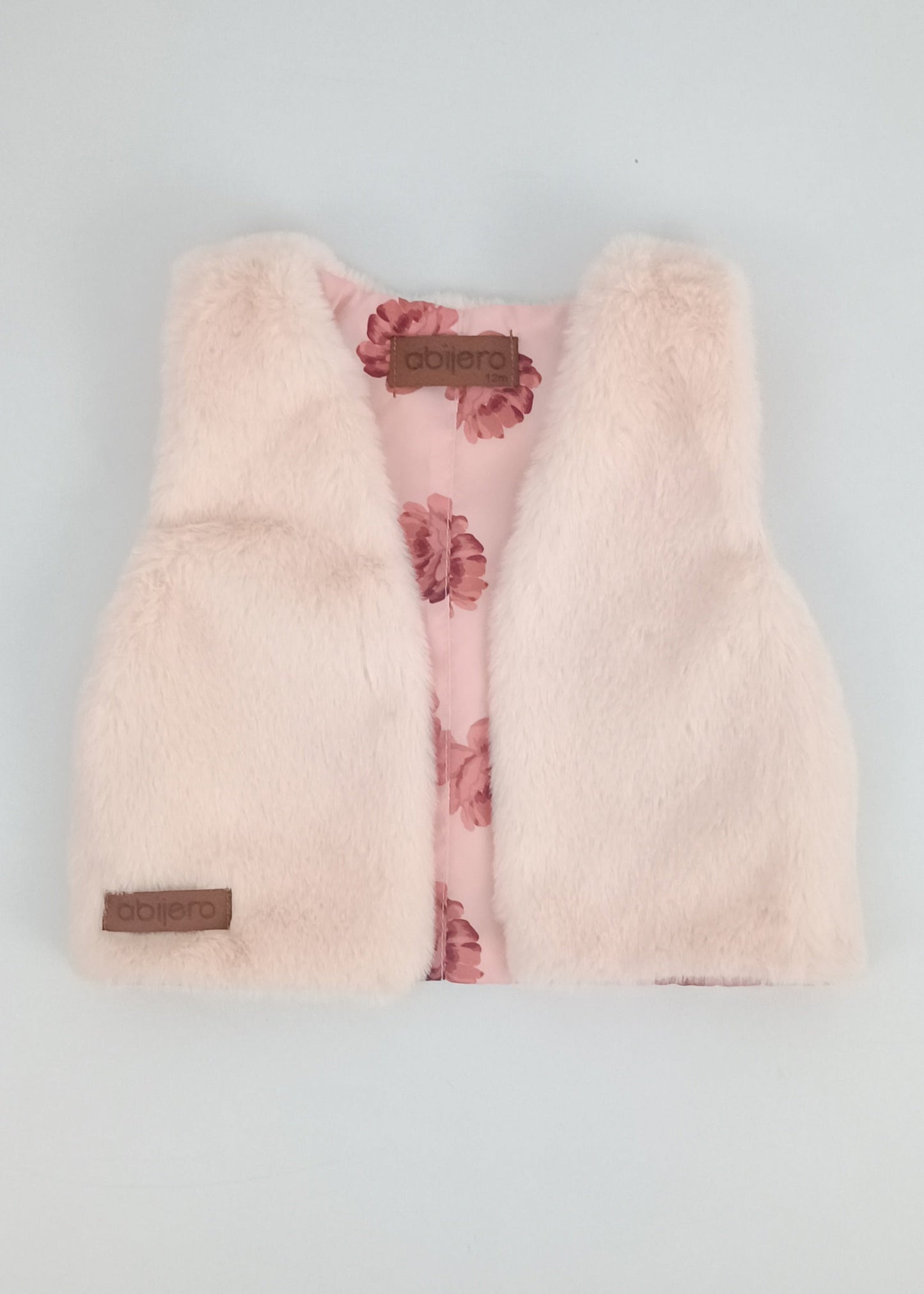 Regalo Listo! Conjunto Chaleco rosa y busito colibrí niña