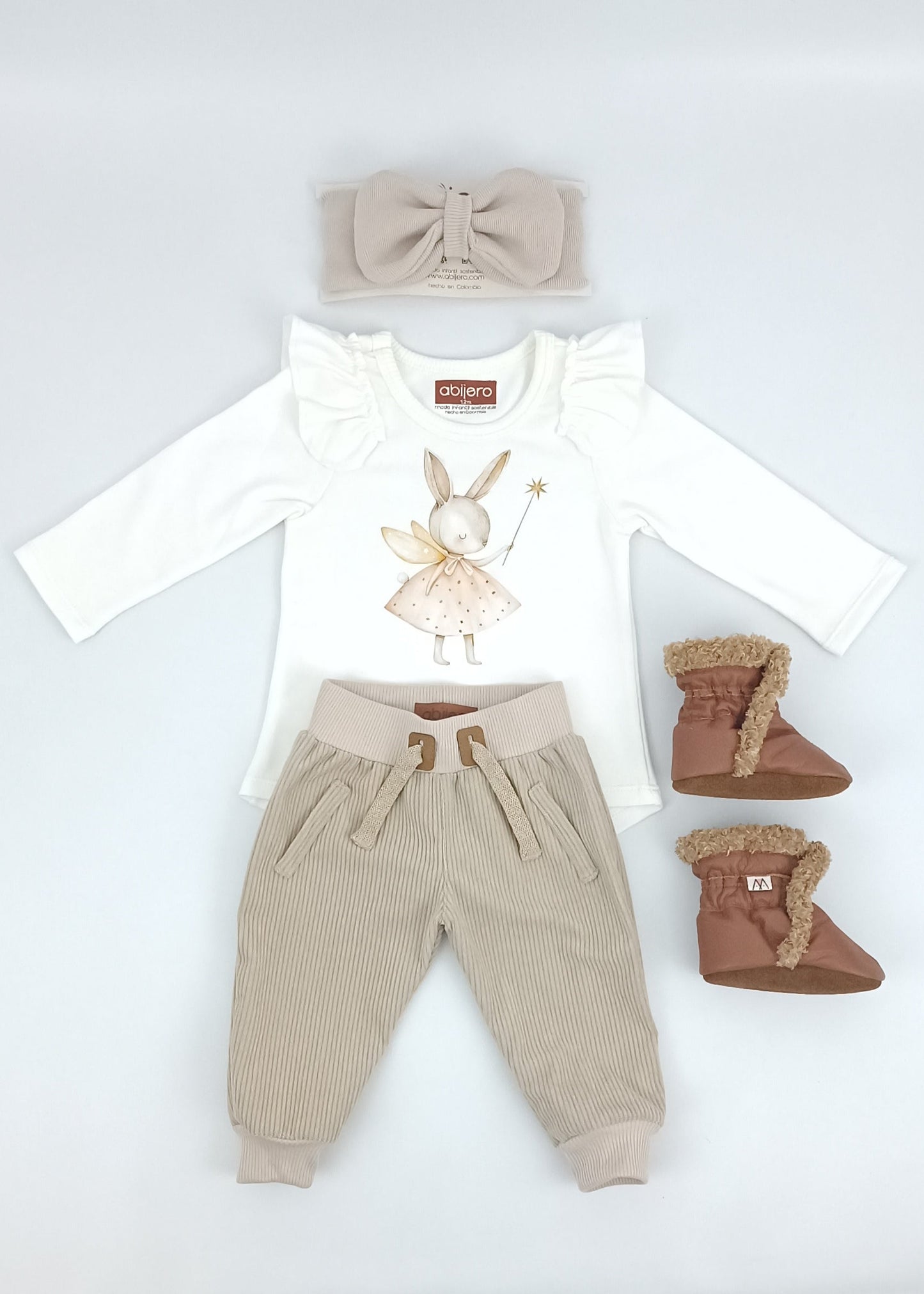 Regalo Listo! Conjunto Blusita ada y jogger niña