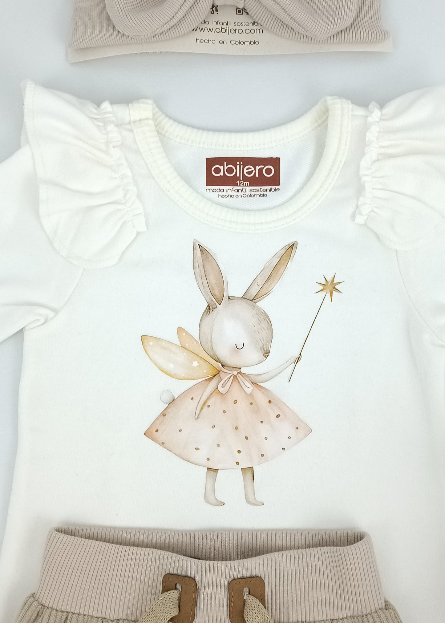 Regalo Listo! Conjunto Blusita ada y jogger niña