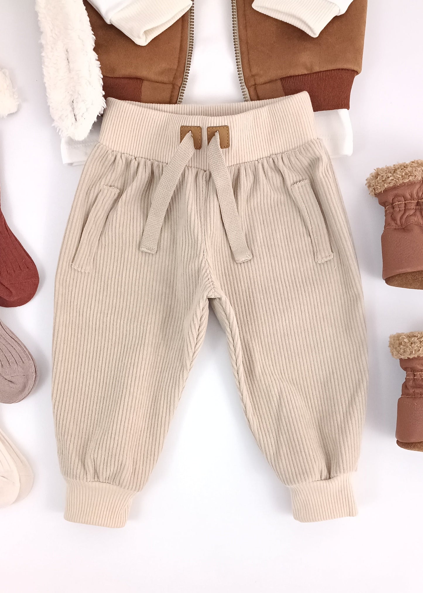 Regalo listo! Conjunto Piloto con jogger bebito