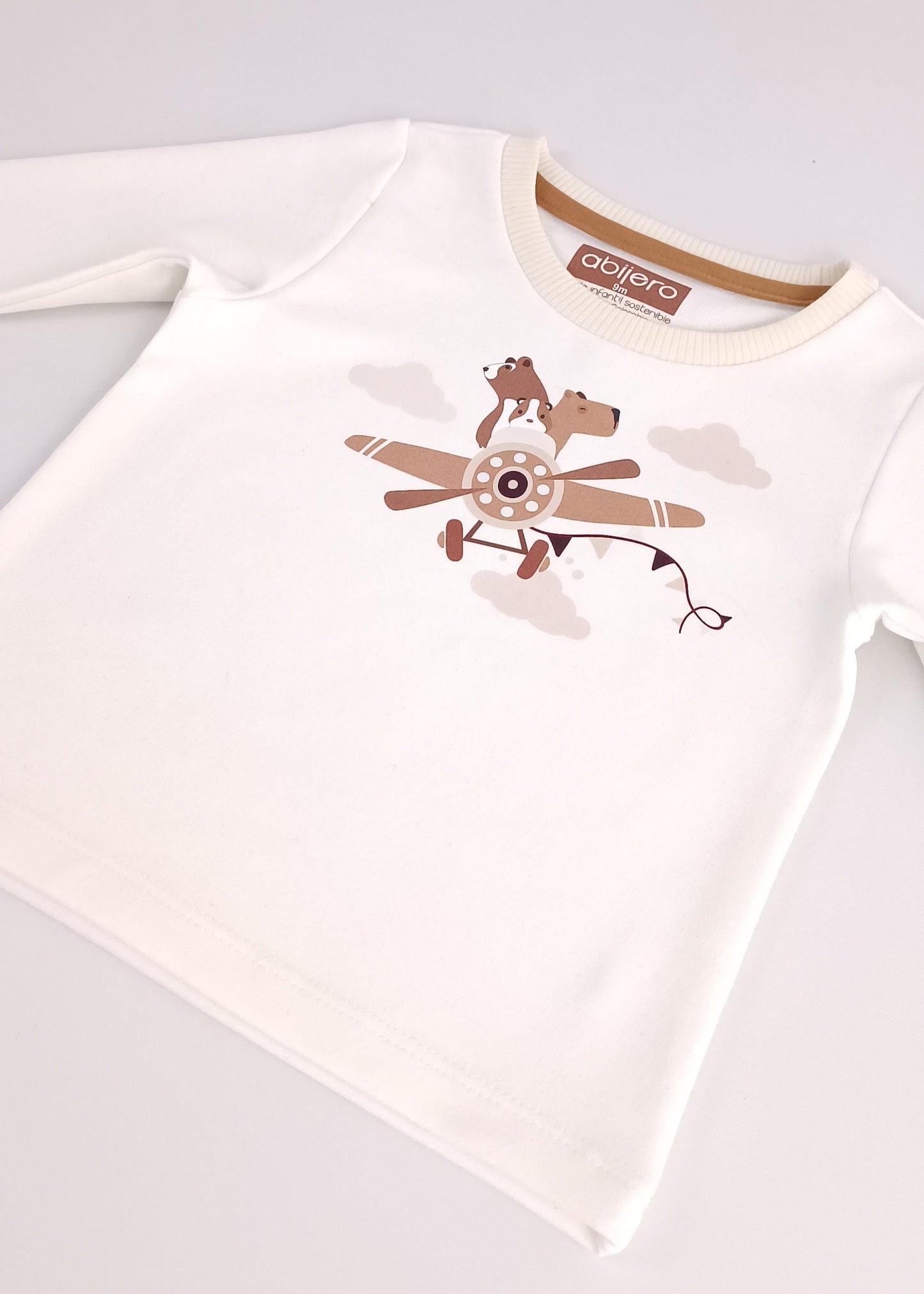 Regalo listo! Conjunto Piloto con jogger bebito