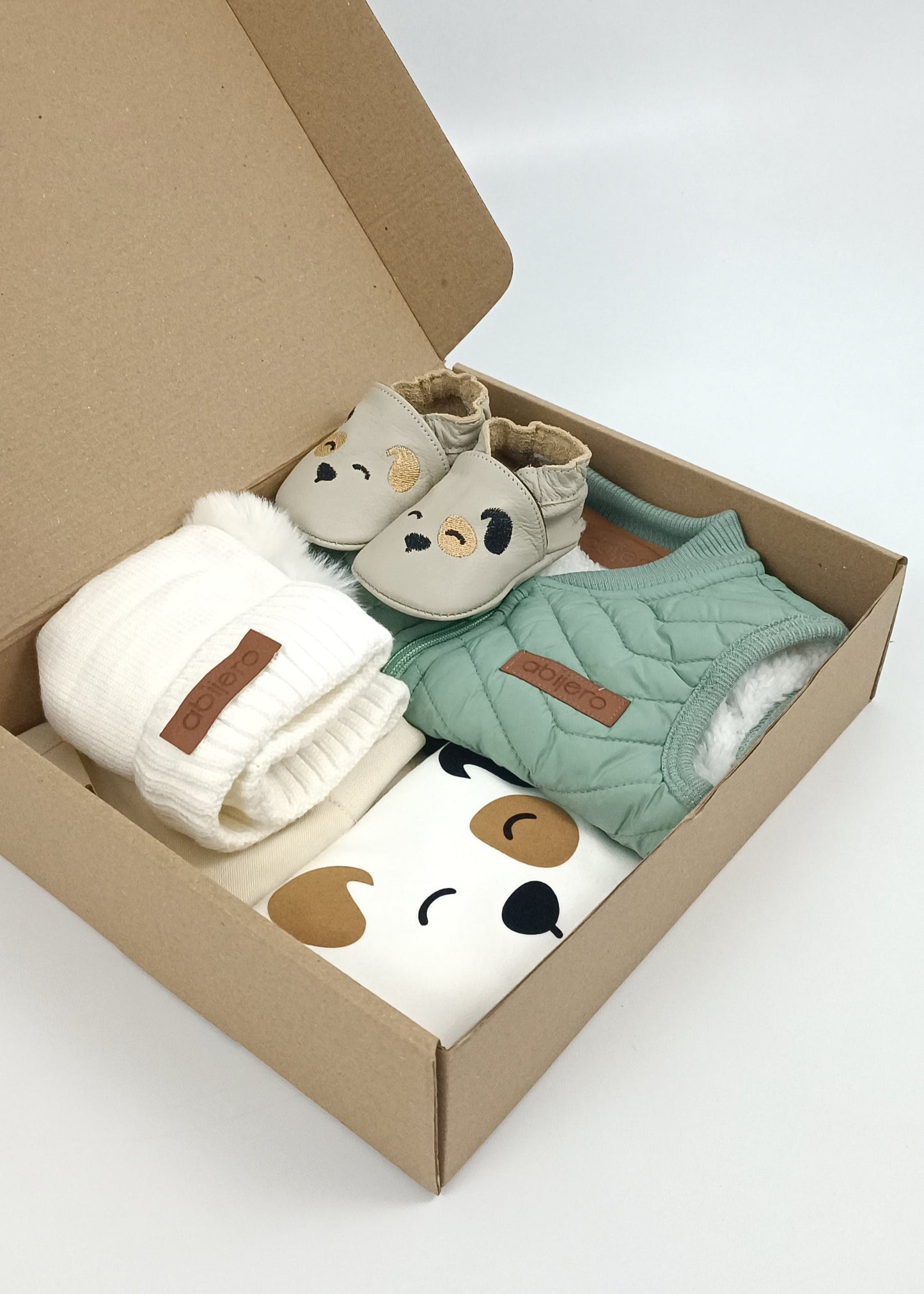 Regalo listo! Conjunto Perrito, chaleco con cargo niño