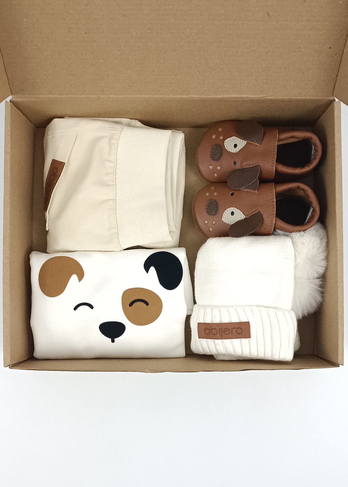 Regalo listo! Conjunto Perrito, con cargo niño