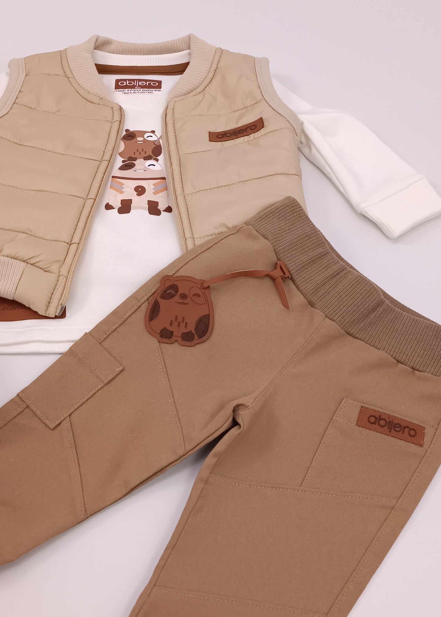 Conjunto de 3 Piezas para Bebé – Edición Especial Cuy Fútbol & Básicos Premium