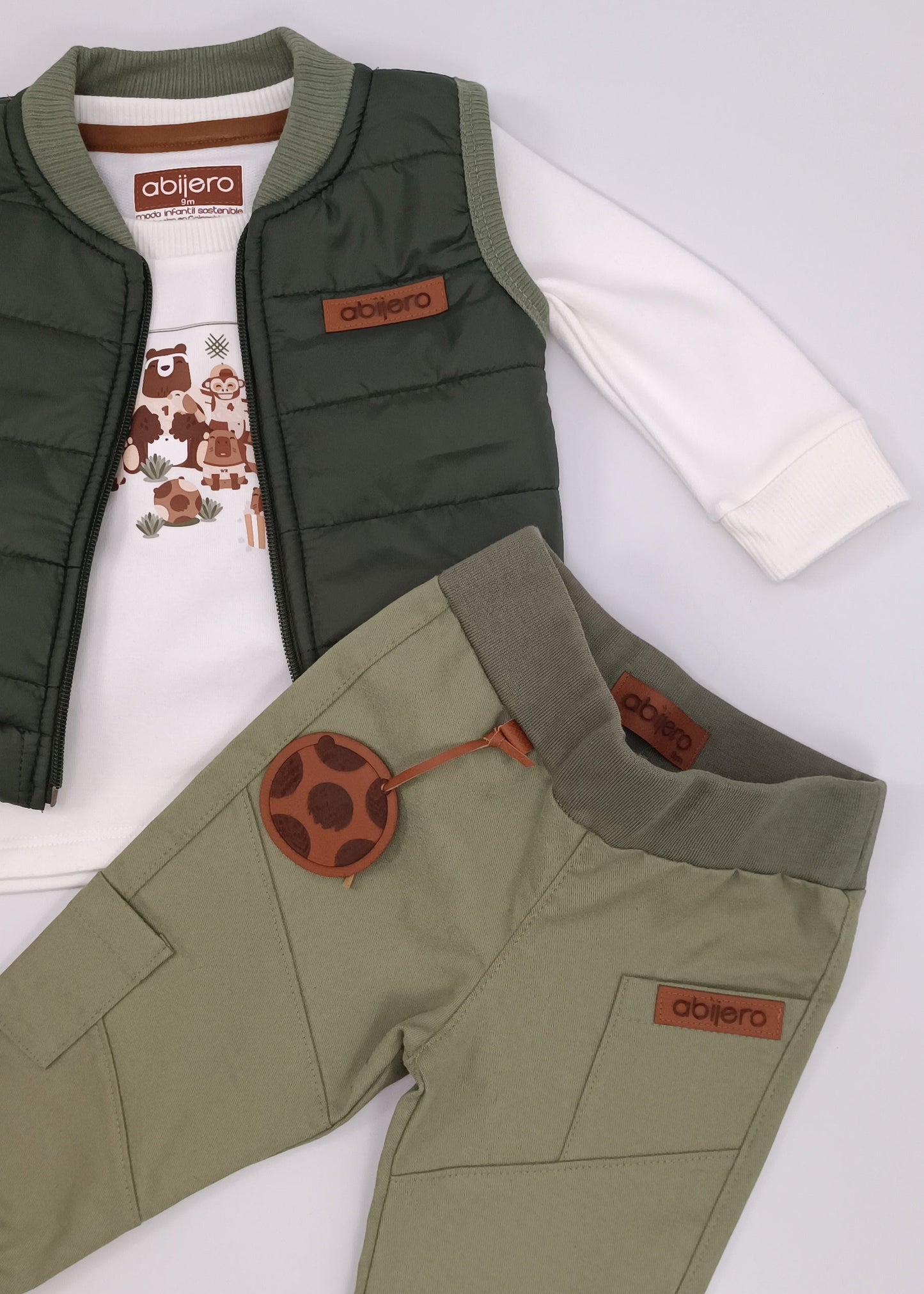 Conjunto de 3 Piezas para Bebé – Edición Especial Equipo abijero Fútbol & Básicos Premium