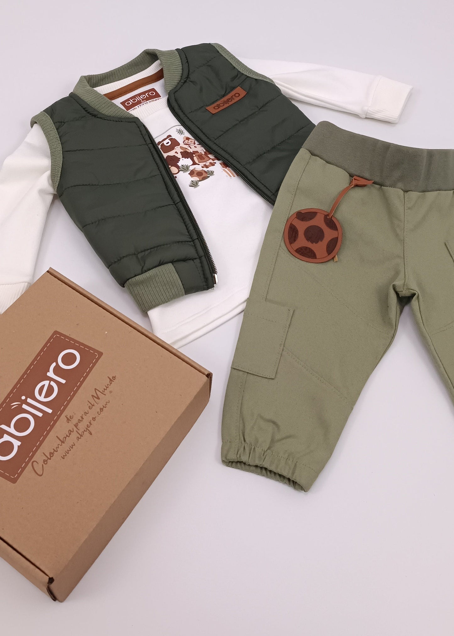 Conjunto de 3 Piezas para Bebé – Edición Especial Equipo abijero Fútbol & Básicos Premium