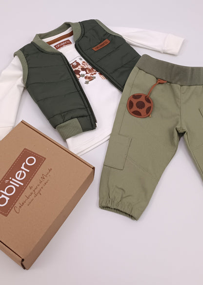 Conjunto de 3 Piezas para Bebé – Edición Especial Equipo abijero Fútbol & Básicos Premium