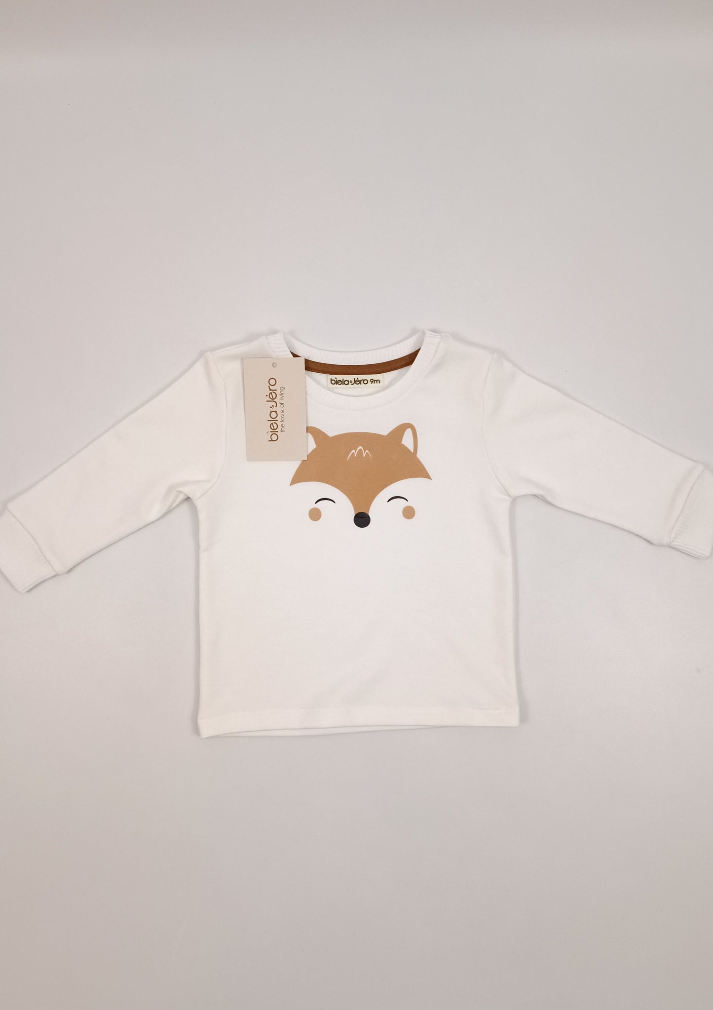 Camiseta unisex manga larga zorrito bebe