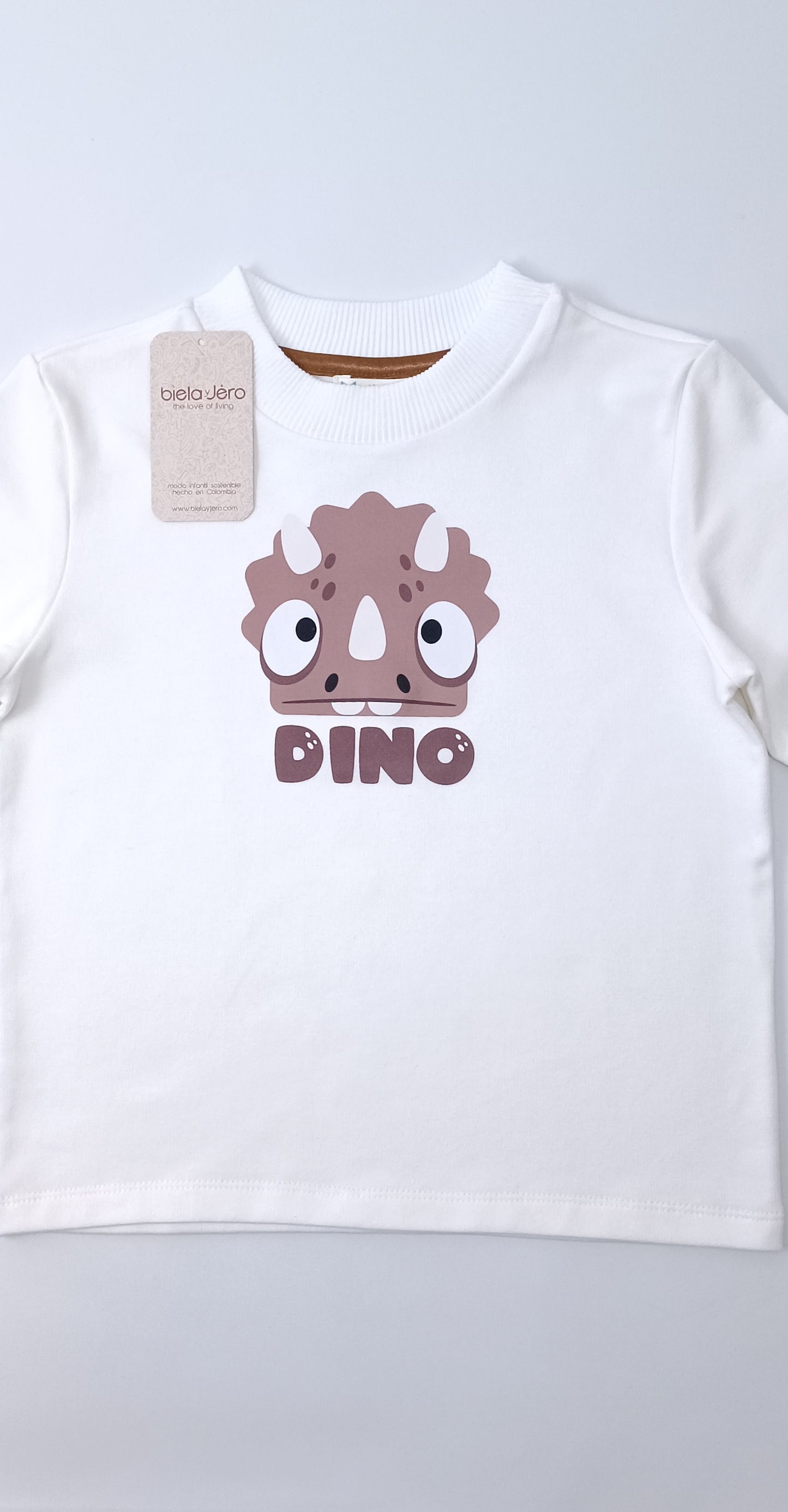 Camiseta manga larga dinosaurios para niño