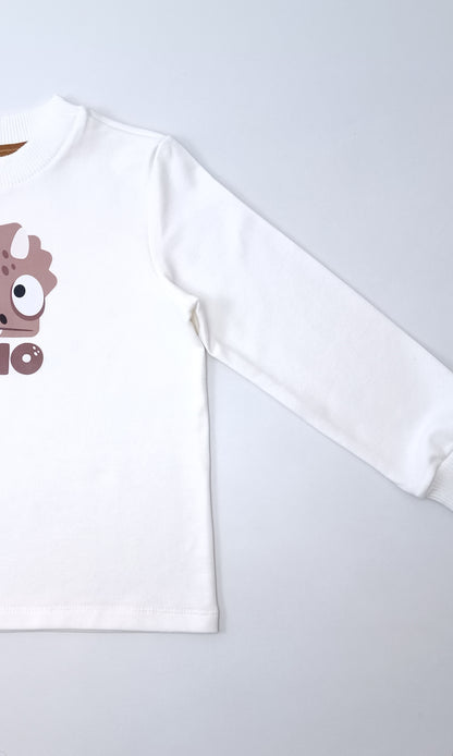 Camiseta manga larga dinosaurios para niño