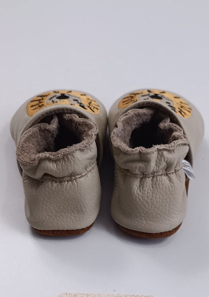 Zapatos unisex León para bebé en cuero primeros pasos