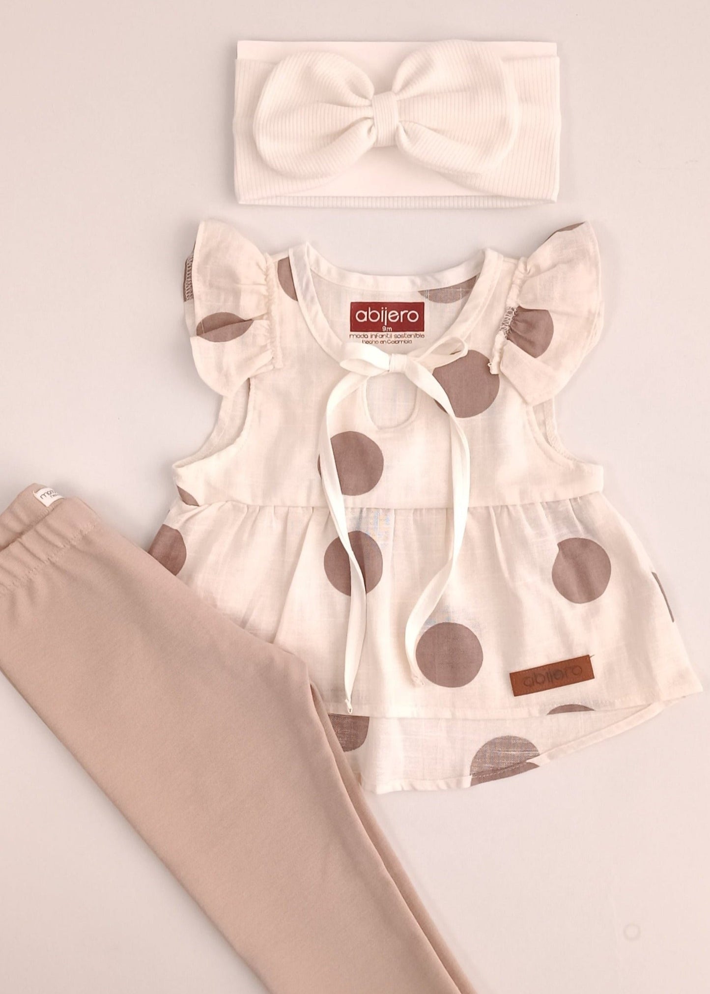 Conjunto Niña Blusa puntos