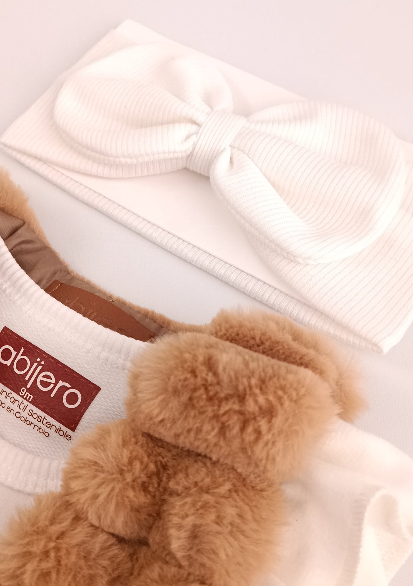 Regalo Listo! Conjunto chaleco bebita Zebra