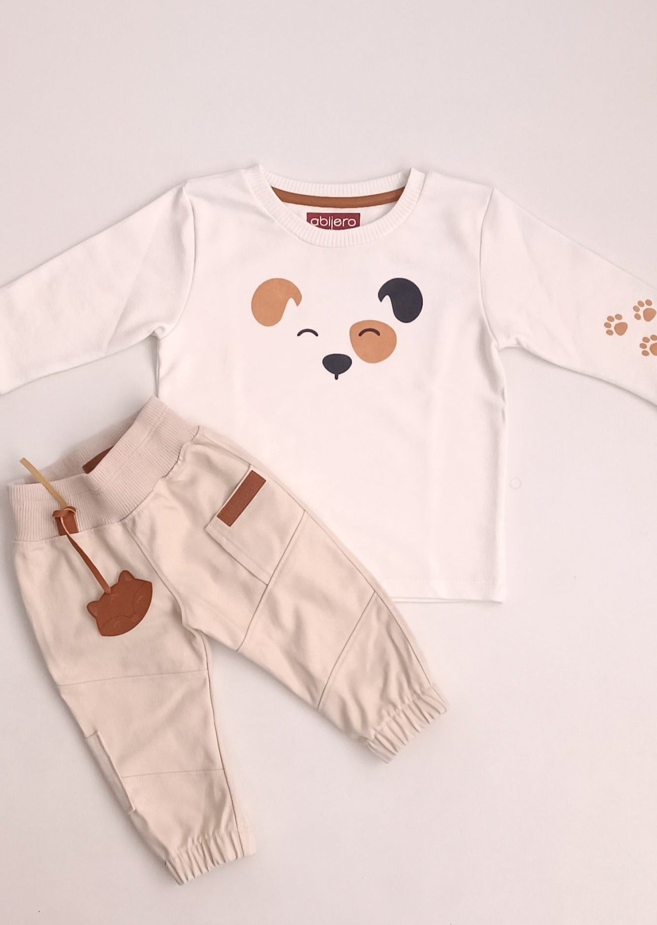 Conjunto Niña cargo perrito