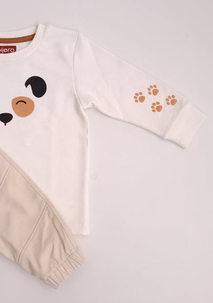 Conjunto Niña cargo perrito