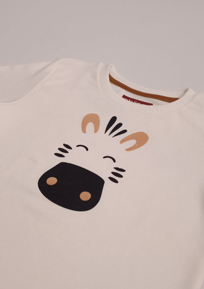 Conjunto Niña cargo cebra