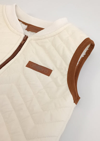 Chaleco impermeable con ovejero niño