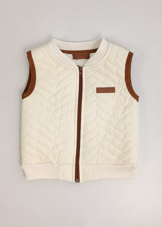 Chaleco impermeable con ovejero niño