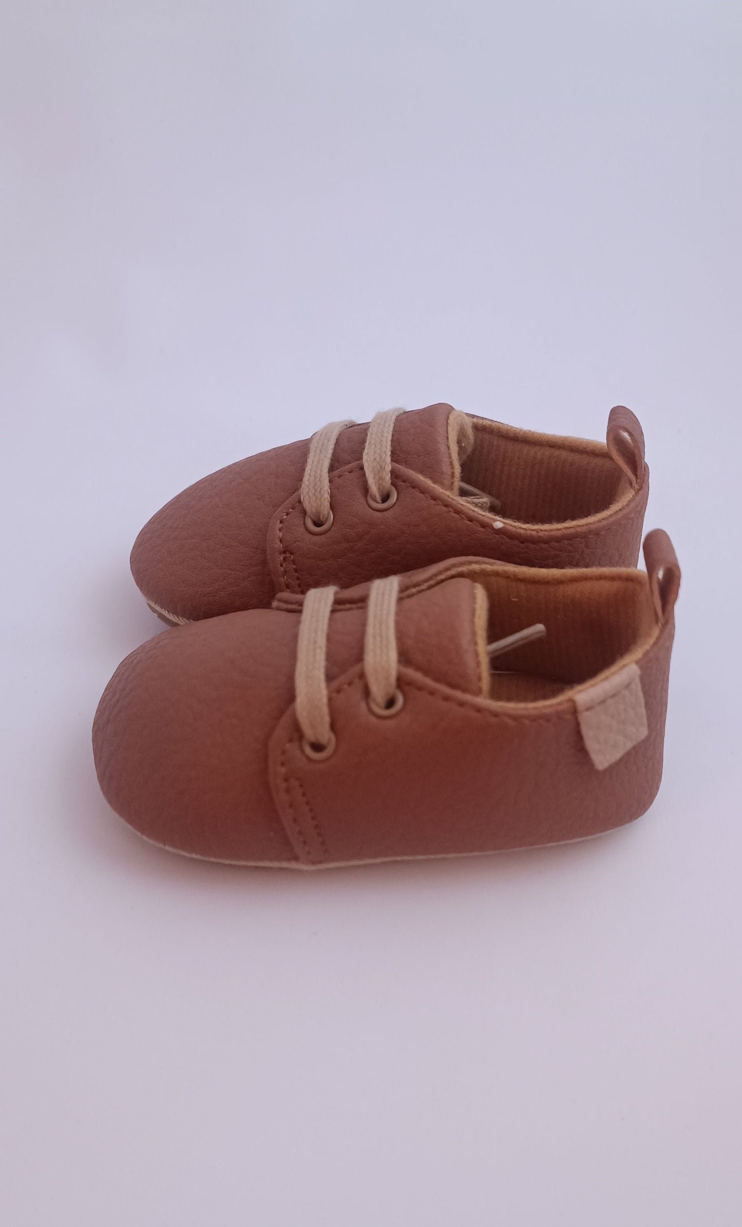Zapatos Mocasín con cordón para bebito primeros pasos