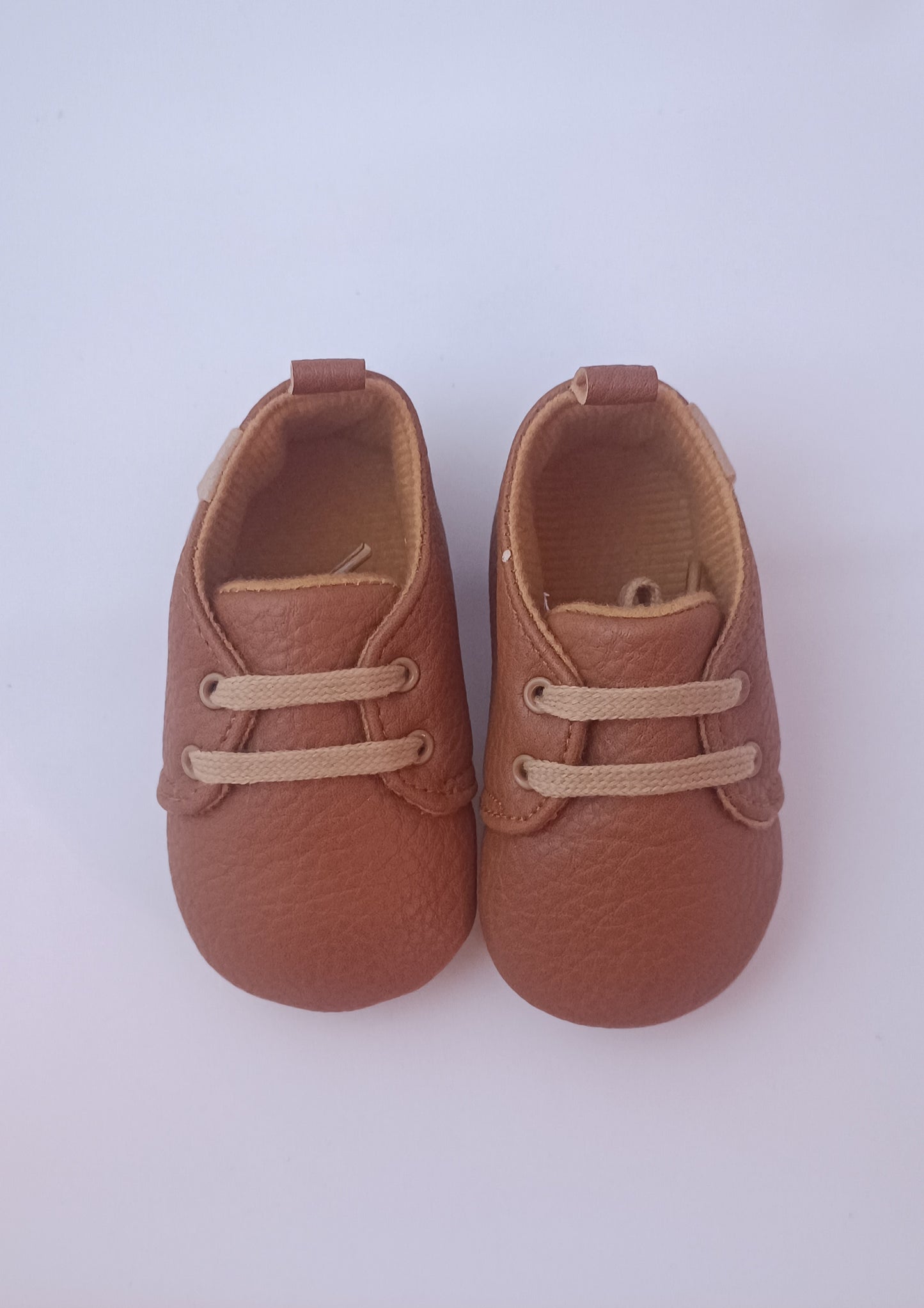 Zapatos Mocasín con cordón para bebito primeros pasos