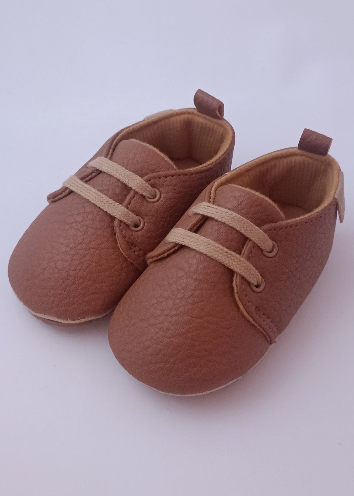 Zapatos Mocasín con cordón para bebito primeros pasos