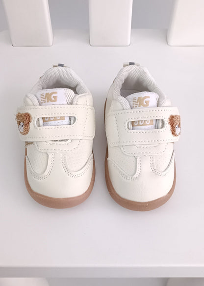 Zapatos deportivos osito velcro para bebito primeros pasos