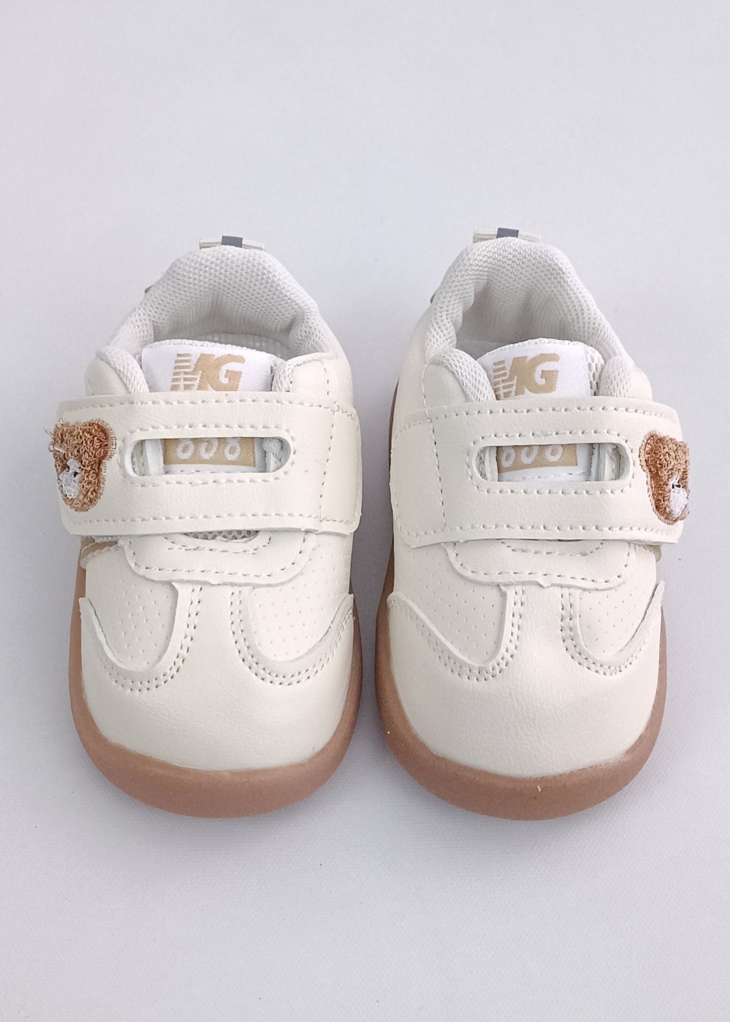 Zapatos deportivos osito velcro para bebito primeros pasos