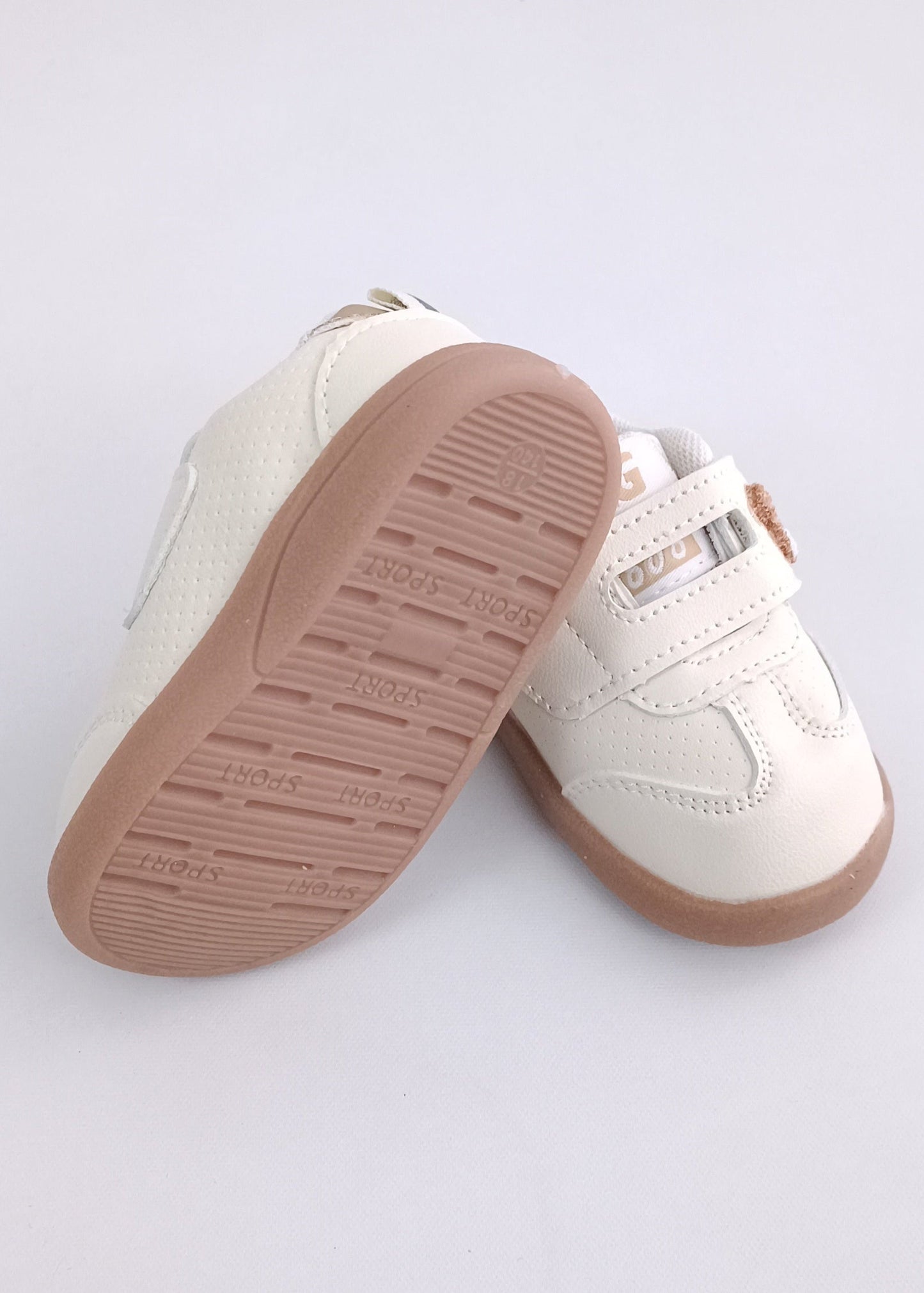 Zapatos deportivos osito velcro para bebito primeros pasos