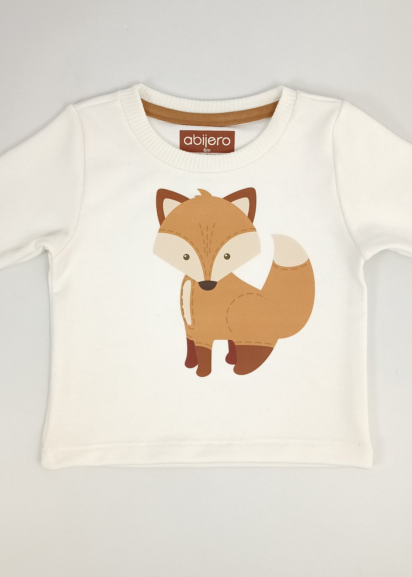 Busito estampado de zorrito bebe unisex