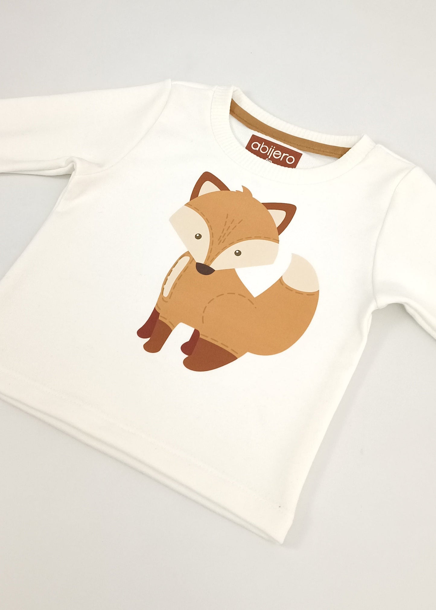 Busito estampado de zorrito bebe unisex