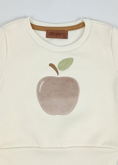 Busito bordado Manzana para niña y niño
