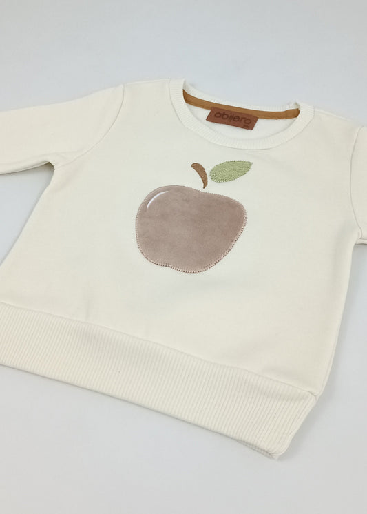 Busito bordado Manzana para niña y niño