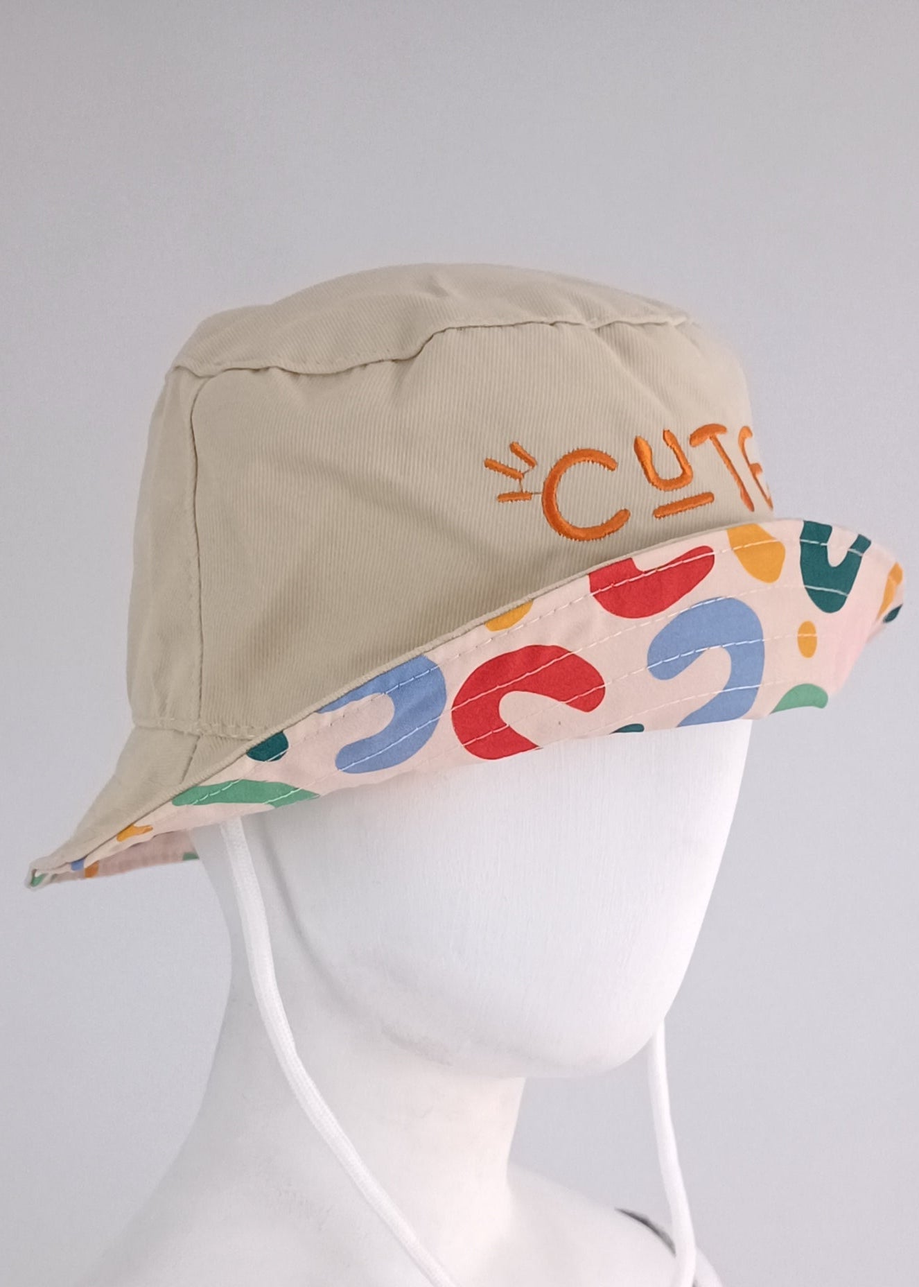 Gorrito para el sol dril para bebito unisex Regalo divertido!