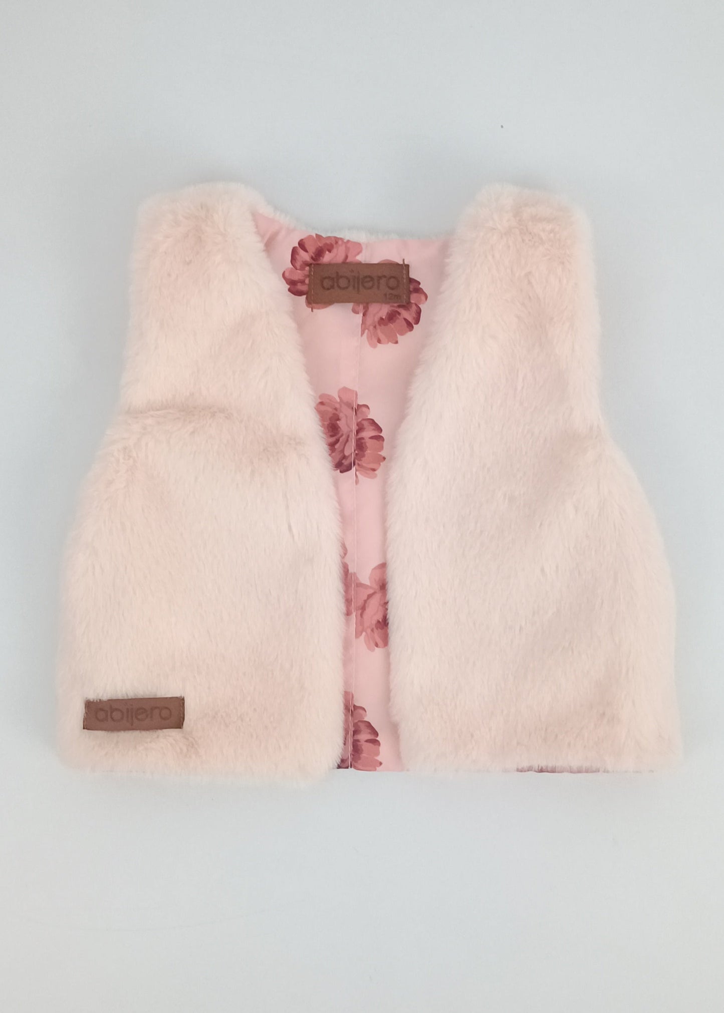 Regalo Listo! Conjunto Chaleco rosa y busito colibrí bebita