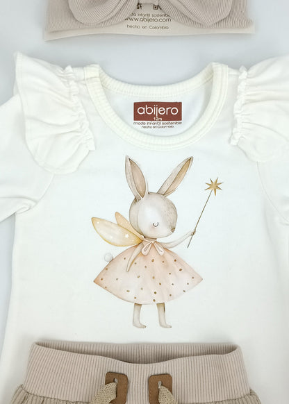 Regalo Listo! Conjunto Blusita ada y jogger niña