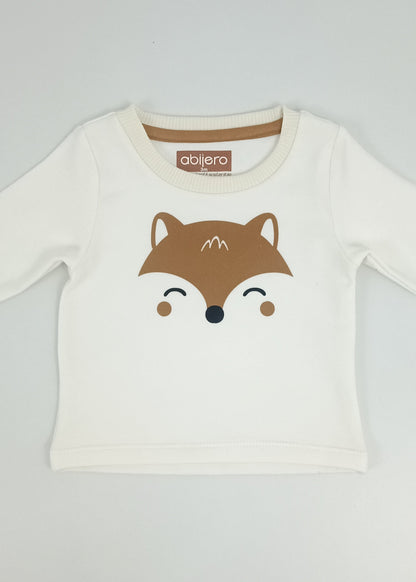 Regalo listo! Conjunto Zorrito, chaleco con cargo niño