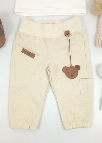 Regalo listo! Conjunto Perrito, chaleco con cargo niño