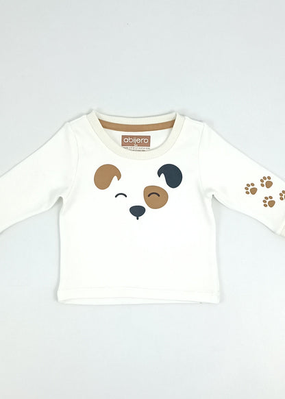 Regalo listo! Conjunto Perrito, chaleco con cargo niño