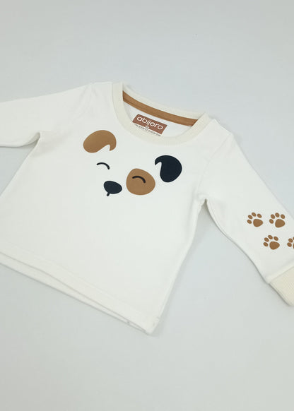Regalo listo! Conjunto Perrito, con cargo niño