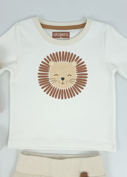 Regalo listo! Conjunto León, chaleco con cargo bebito