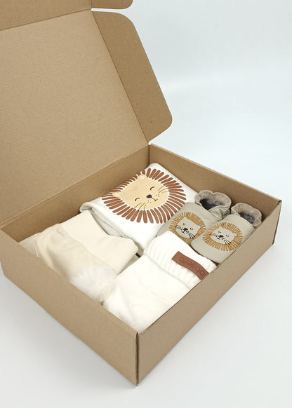 Regalo listo! Conjunto León, con cargo niño